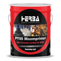 موم پرایمر نفوذی PY95 روی فلز زنگ‌زده